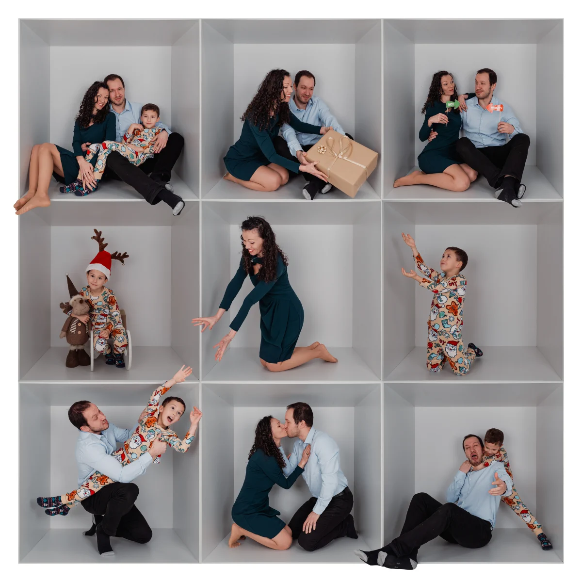Box Photography фотосесия в кутия - забавен кадър