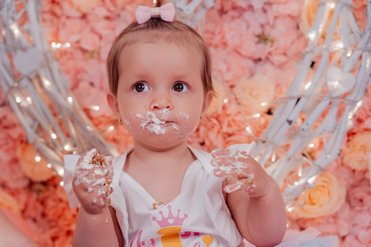 Smash Cake фотосесия за първи рожден ден - Аделина